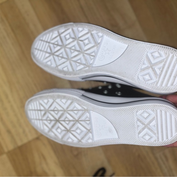 Converse Chuck Taylor All Star Lift Black White - Size 8.5 - Picture 3 of 5